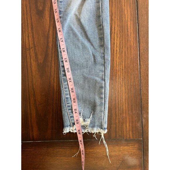 Aeropostale Distressed Ankle Legging Denim Jeans 0 Skinny Jeggings Ripped High R - Picture 11 of 11